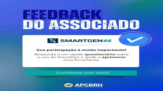 Feedback do associado sobre o SmartGen